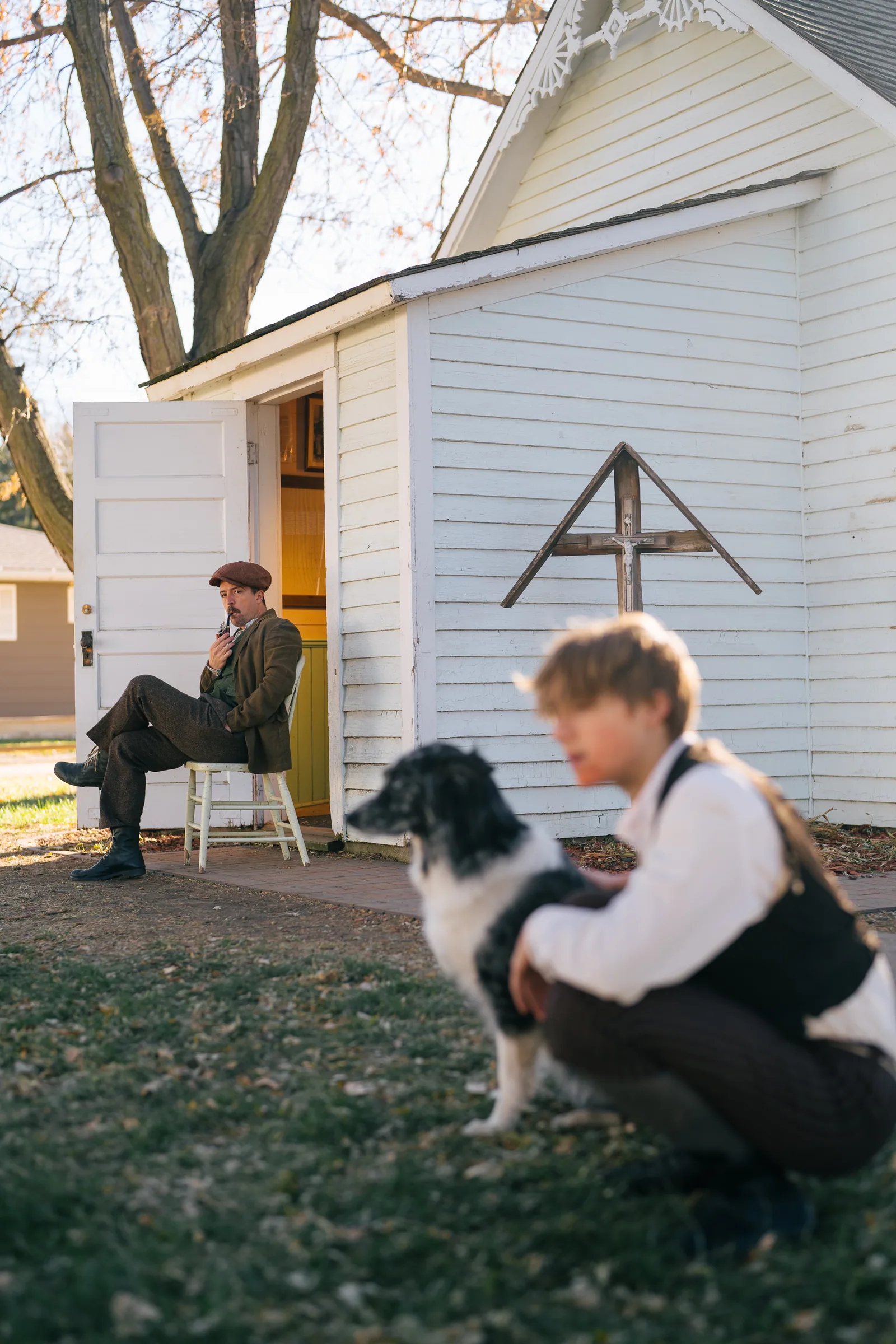 His Name is Michael — production still